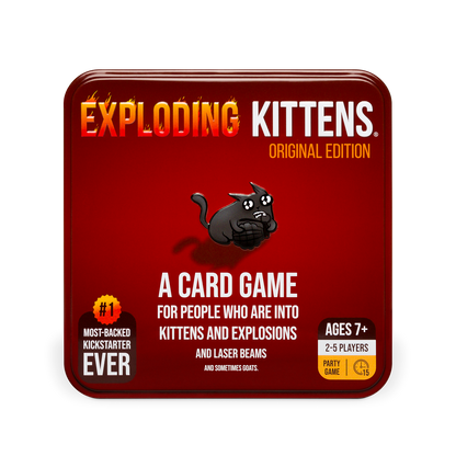 Exploding Kittens: Original Edition (Classic Tin) - Board Game Mèo Nổ Bản Hộp Thiếc - Exploding Kittens