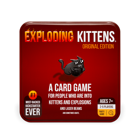 Exploding Kittens: Original Edition (Classic Tin) - Board Game Mèo Nổ Bản Hộp Thiếc - Exploding Kittens