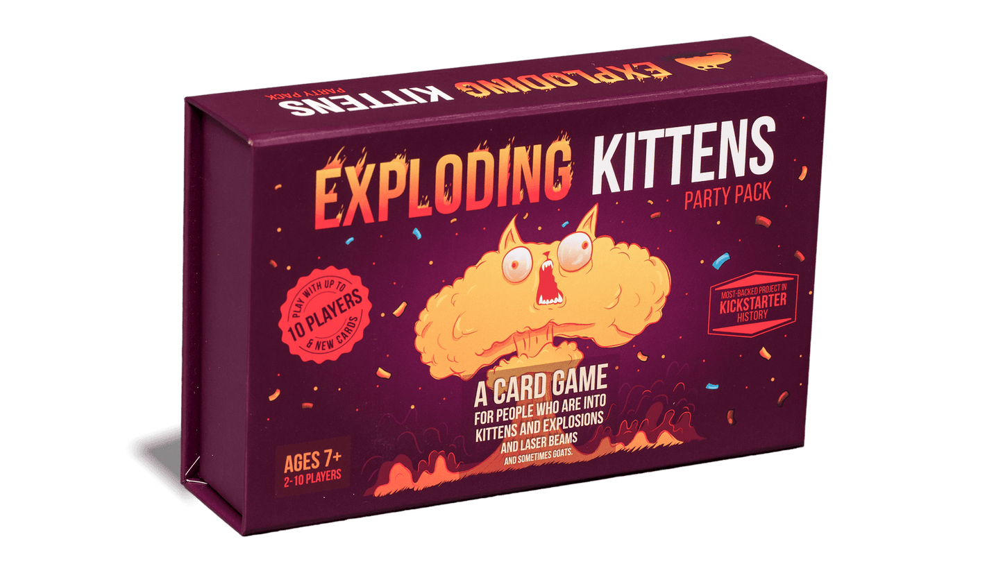 Exploding Kittens: Party Pack Edition - Trò chơi thẻ bài Mèo Nổ bản Tiệc Tùng (10 người chơi) - Exploding Kittens