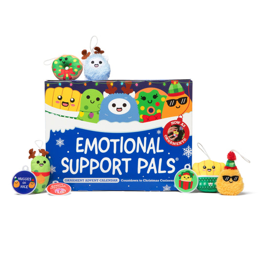 Emotional Support Advent Calendar – 24 Plush Toy Surprises - Lịch Mùa Vọng Thú Bông Relatable