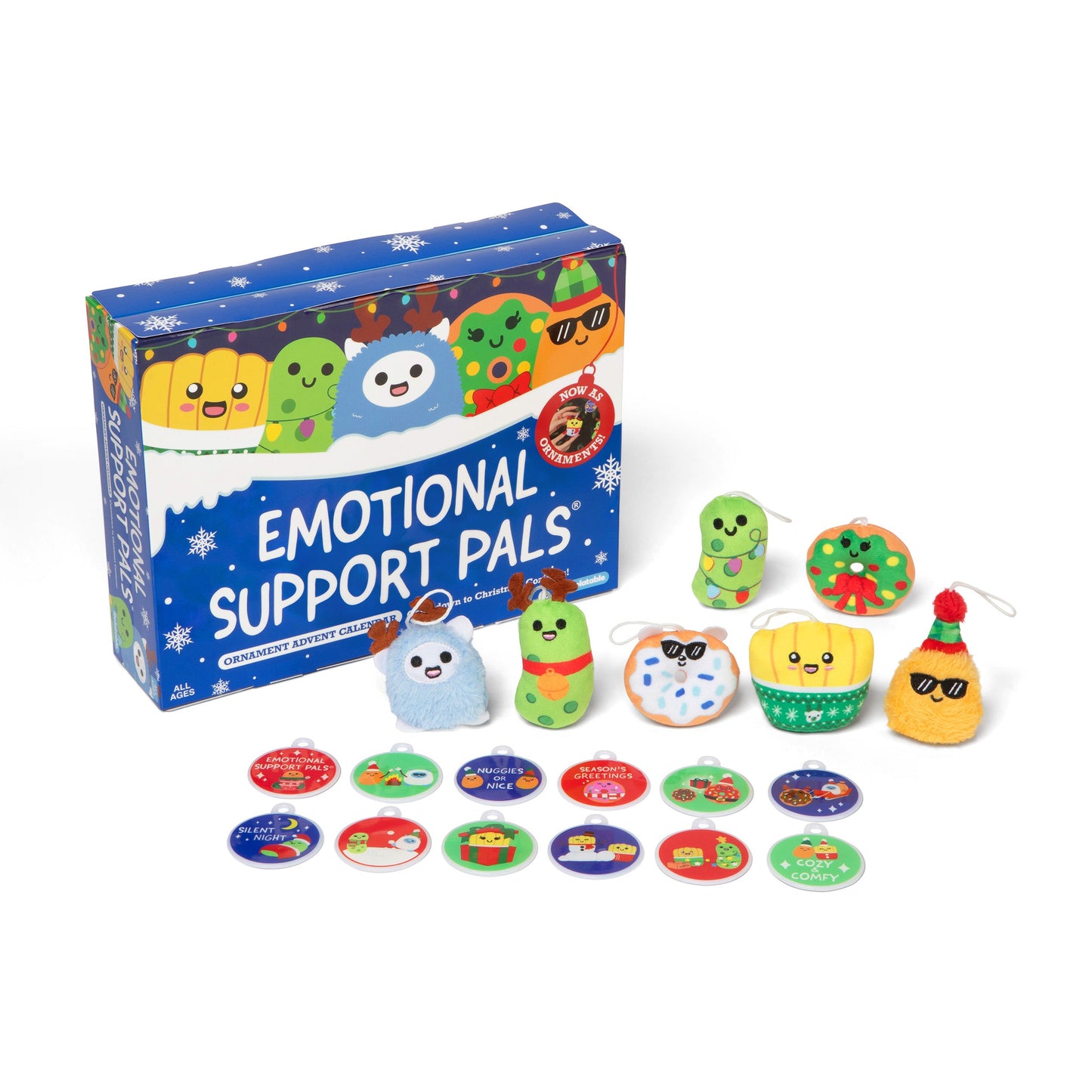 Emotional Support Advent Calendar – 24 Plush Toy Surprises - Lịch Mùa Vọng Thú Bông Relatable