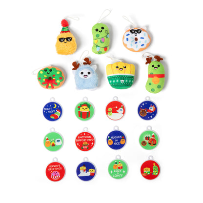 Emotional Support Advent Calendar – 24 Plush Toy Surprises - Lịch Mùa Vọng Thú Bông Relatable