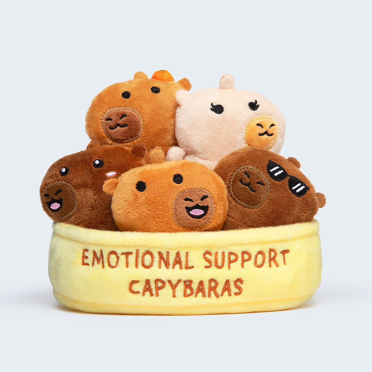 Emotional Support Capybaras – Bộ Đồ Chơi Gấu Bông Capybara Quà Tặng Relatable - Hình ảnh sản phẩm