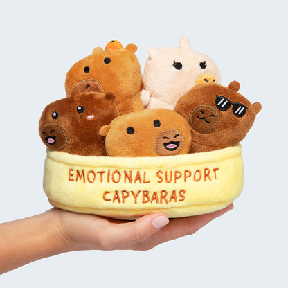 Emotional Support Capybaras – Bộ Đồ Chơi Gấu Bông Capybara Quà Tặng Relatable - Góc nhìn khác 3