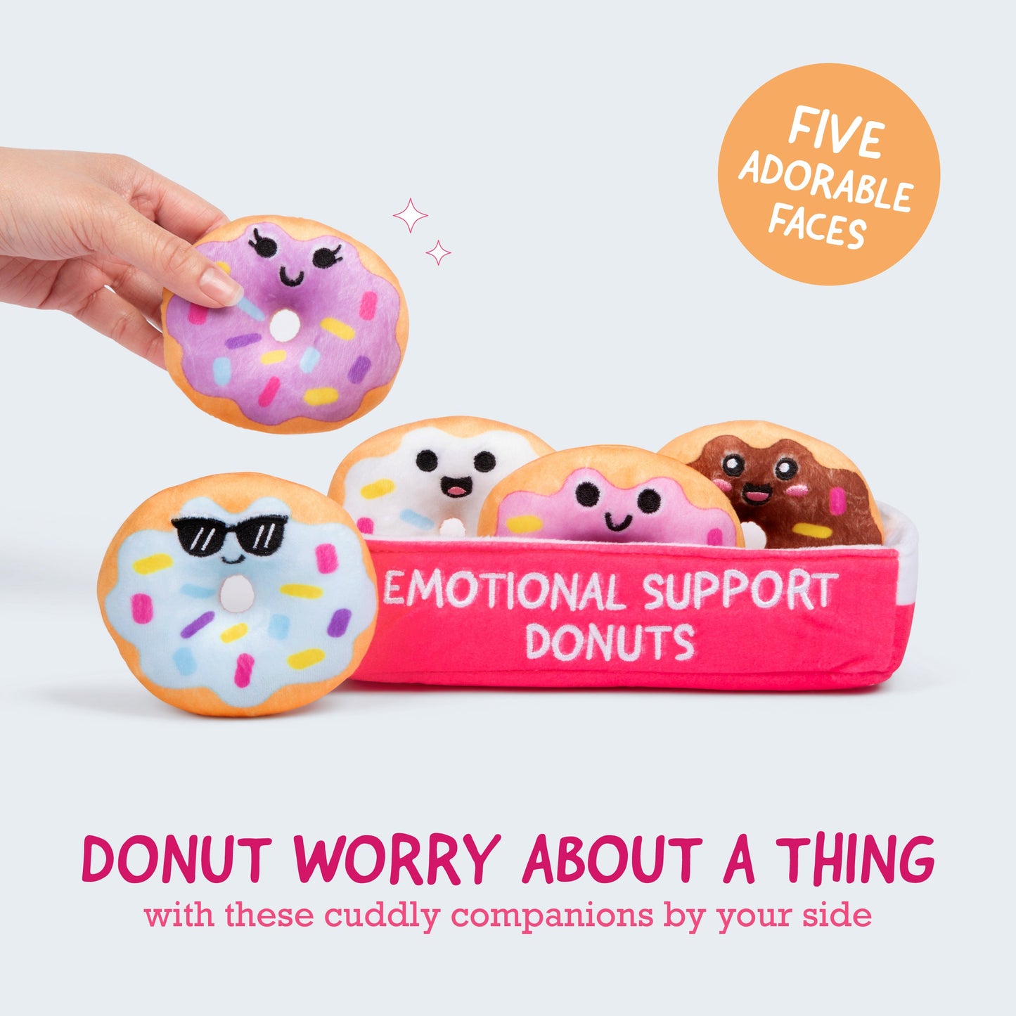Emotional Support Donuts - Gấu Bông Bánh Donut An Ủi Cảm Xúc - Relatable - Hình ảnh bổ sung 4