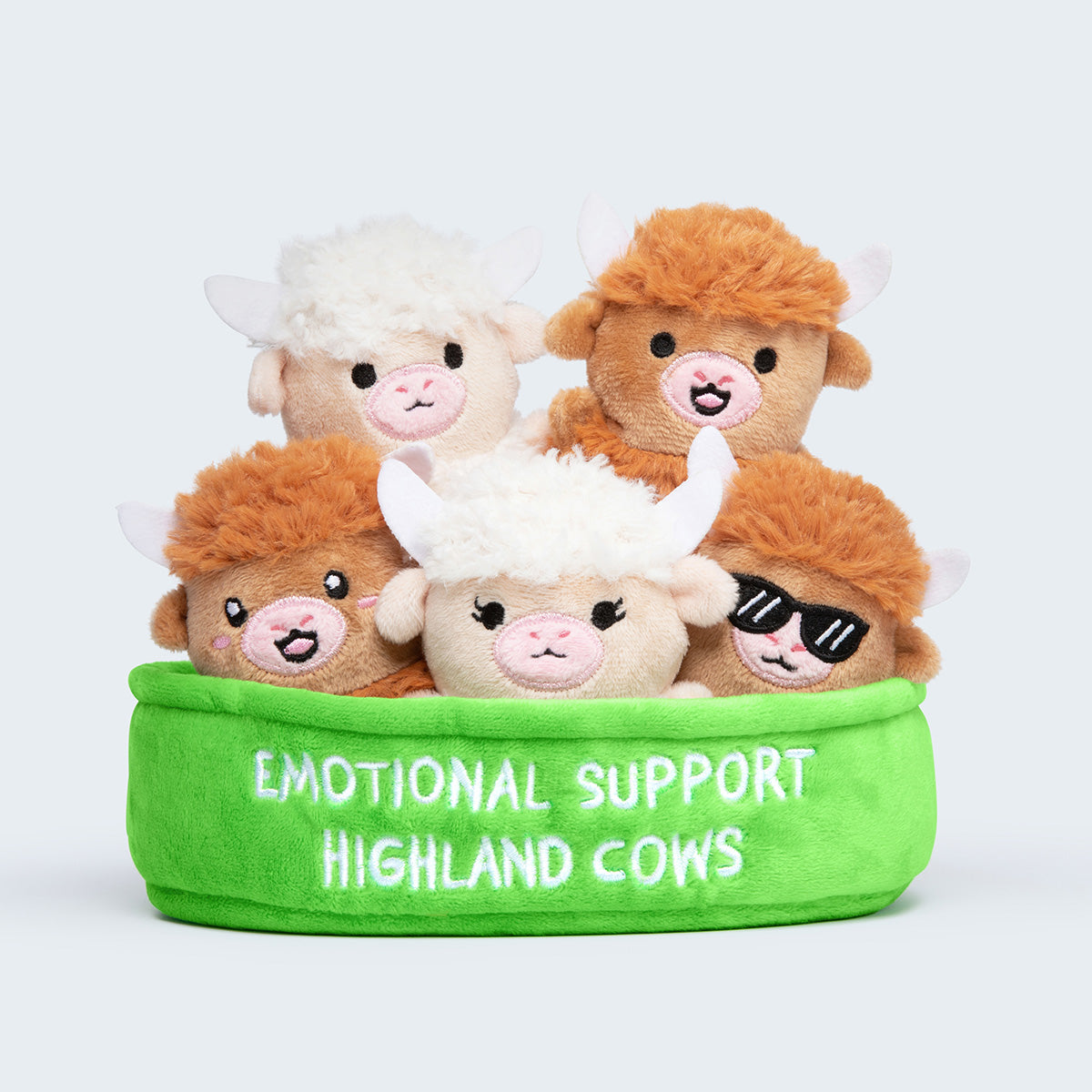 Emotional Support Highland Cows – Bộ Quà Tặng Gấu Bông Bò Cao Nguyên – Relatable - Hình ảnh sản phẩm