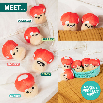 Emotional Support Mushrooms - Gấu Bông Nấm Hỗ Trợ Cảm Xúc - Relatable - Hình ảnh bổ sung 4