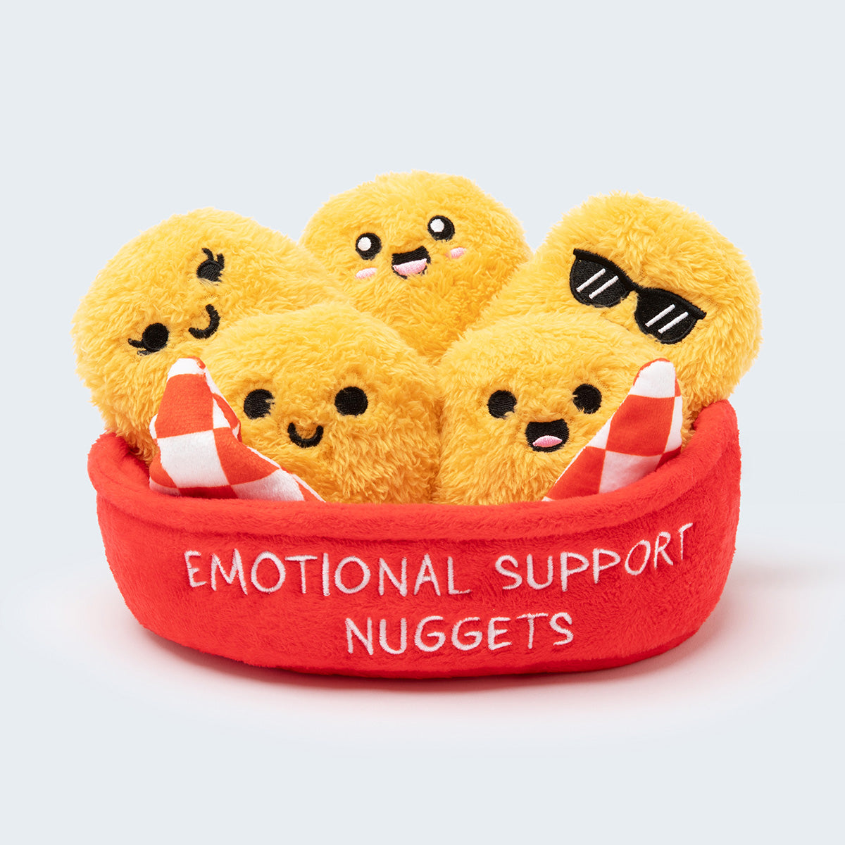 Emotional Support Nuggets: Plush Comfort Food - Gấu Bông Gà Viên Relatable - Hình ảnh sản phẩm