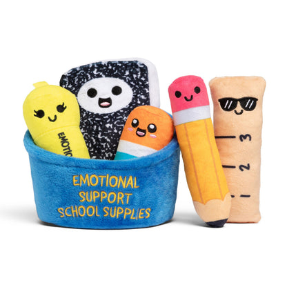 Emotional Support School Supplies - Bộ Thú Bông Dụng Cụ Học Tập Đáng Yêu Relatable - Hình ảnh sản phẩm