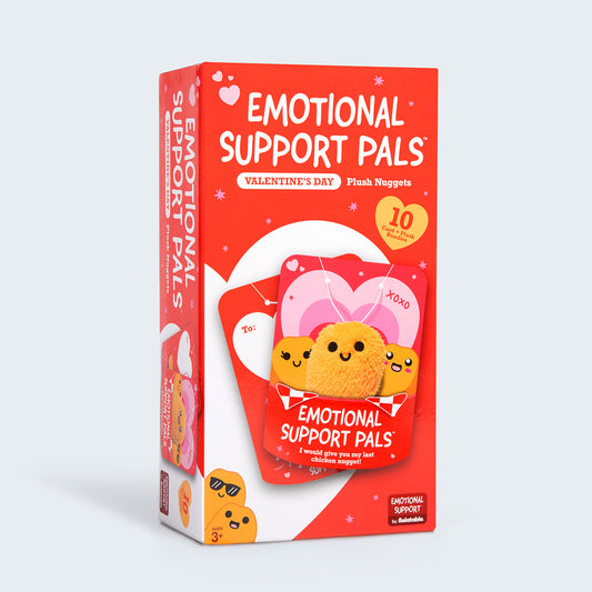 Emotional Support V-Day Nugget Cards - Bộ Thú Bông Nugget Gà & Thiệp Valentine - Relatable