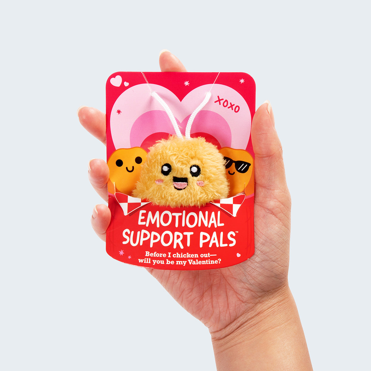 Emotional Support Nuggies Valentine's Day Cards 8 pack - Bộ Thiệp Và Gấu Bông Quà Tặng - Relatable - Góc nhìn khác 3