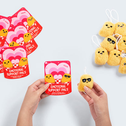 Emotional Support Nuggies Valentine's Day Cards 8 pack - Bộ Thiệp Và Gấu Bông Quà Tặng - Relatable - Hình ảnh bổ sung 4