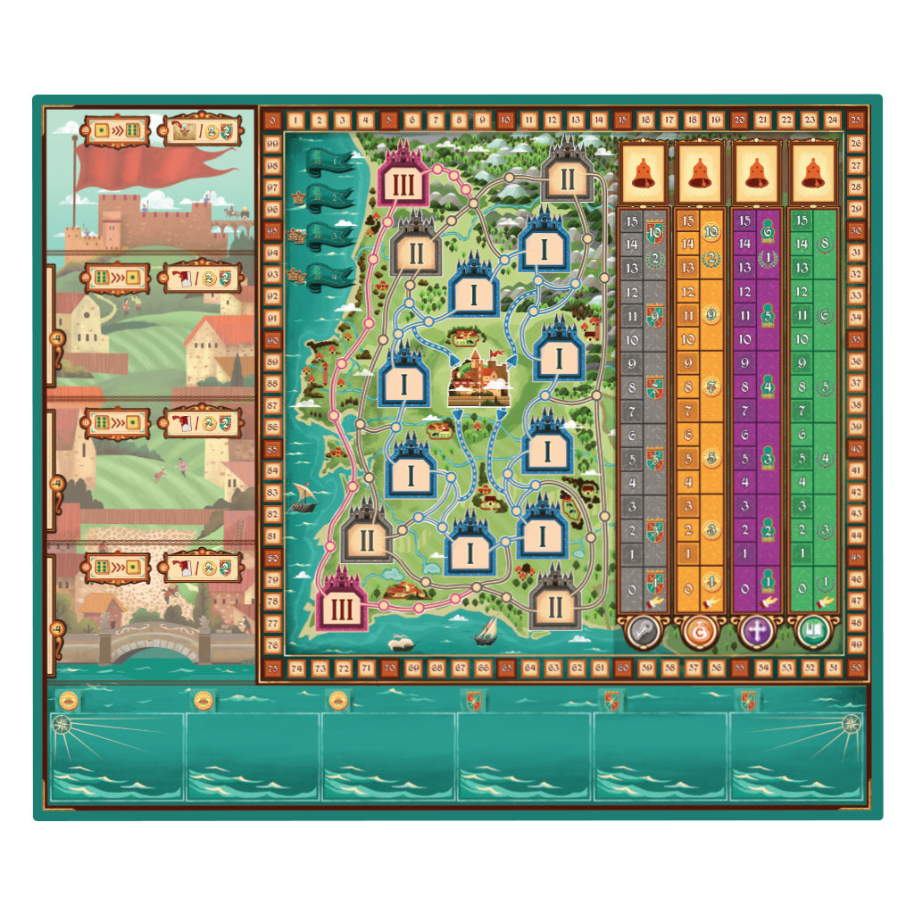 Coimbra Board Game - Trò chơi chiến thuật Phục hưng - Lookout Games