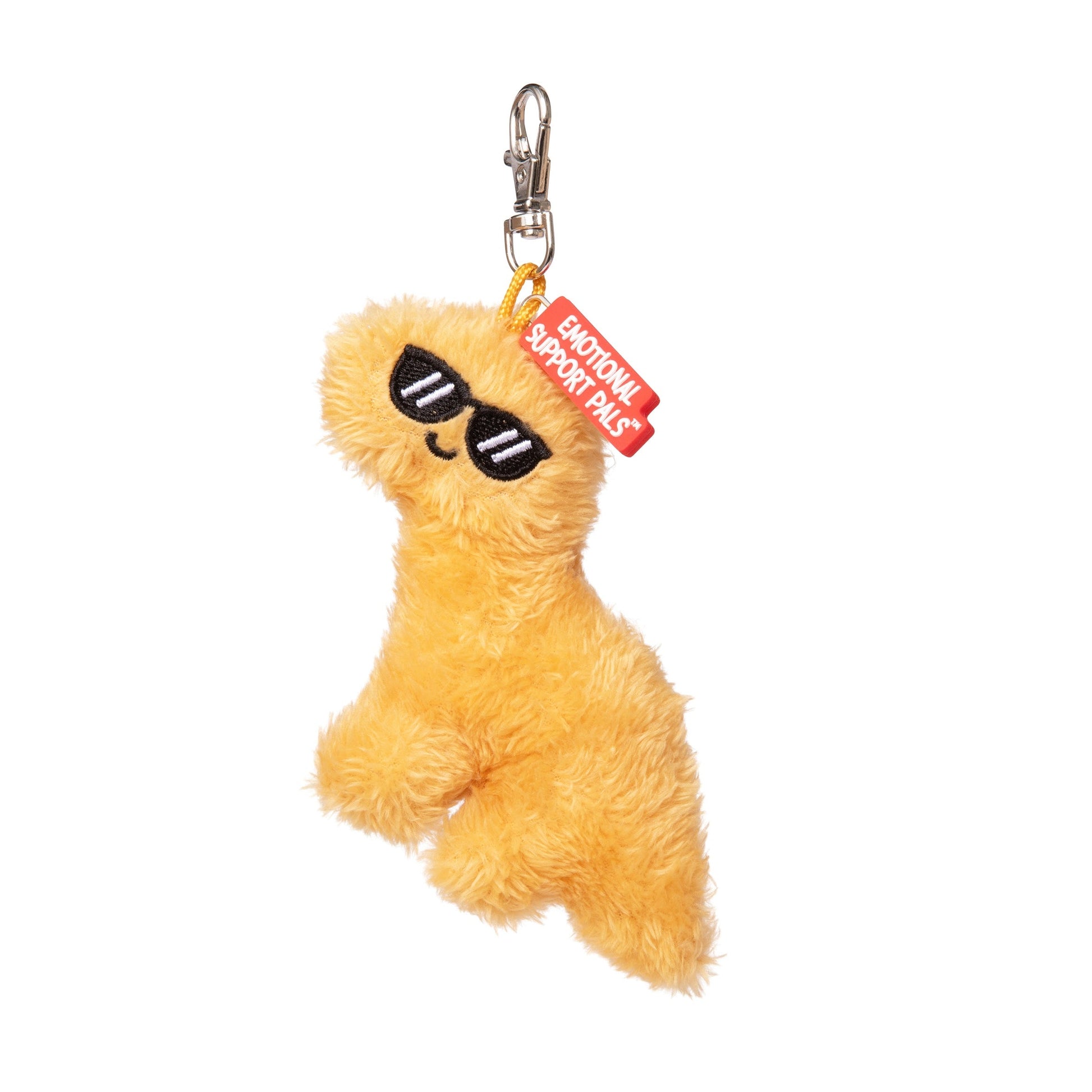 Emotional Support Dino Nuggies Bag Charm - Móc Khóa Gấu Bông Khủng Long Gà Chiên - Relatable - Hình ảnh sản phẩm