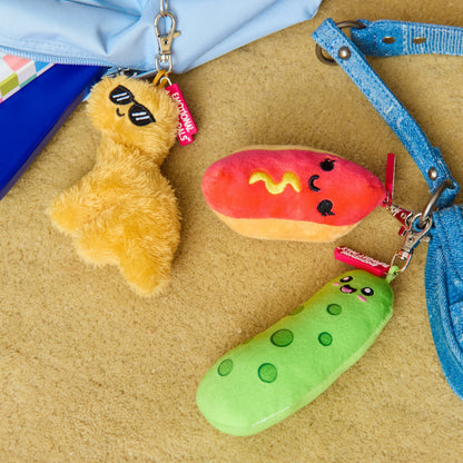Emotional Support Dino Nuggies Bag Charm - Móc Khóa Gấu Bông Khủng Long Gà Chiên - Relatable - Hình ảnh bổ sung 6