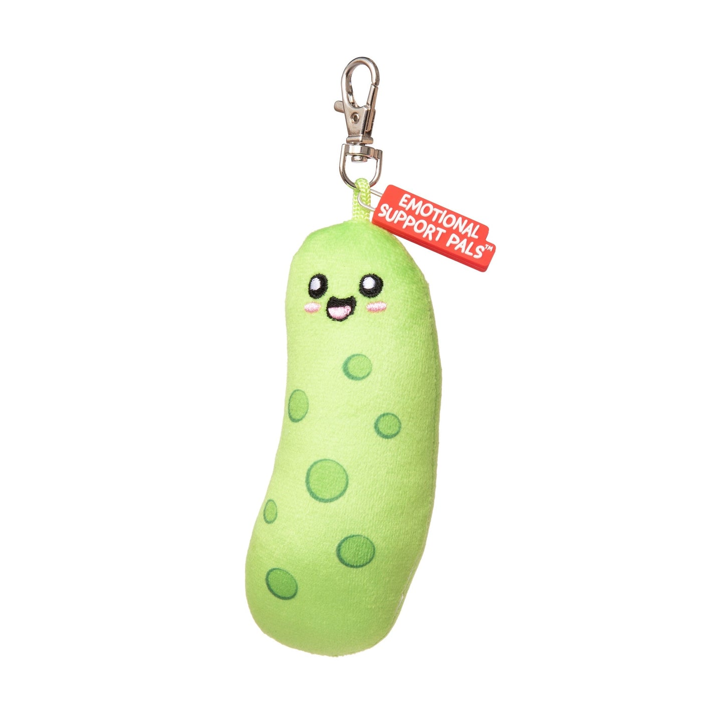 Emotional Support Pickles Bag Charm - Móc Khóa Dưa Chuột Nhồi Bông - Relatable - Hình ảnh sản phẩm