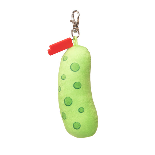 Emotional Support Pickles Bag Charm - Móc Khóa Dưa Chuột Nhồi Bông - Relatable - Hình ảnh chi tiết 2