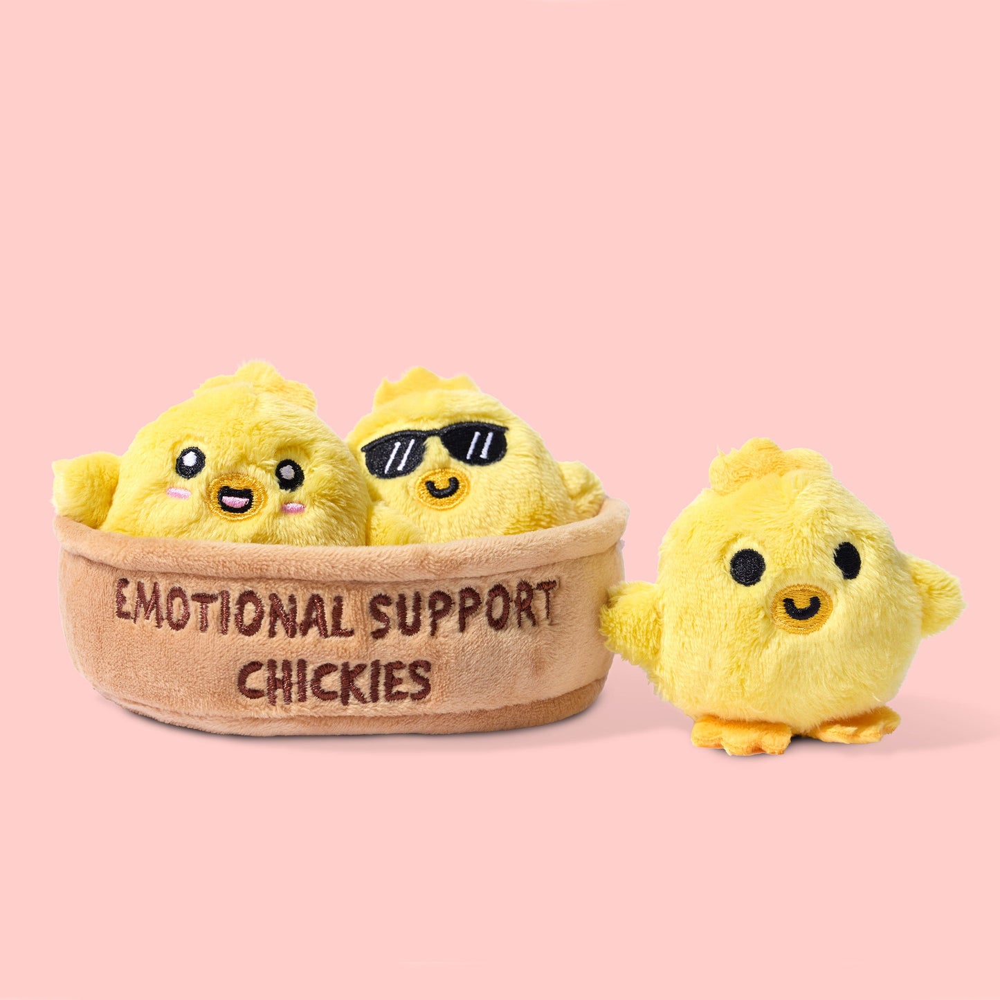 Emotional Support Minis Chickies - Bộ Gấu Bông Gà Con Mini - Relatable - Góc nhìn khác 3