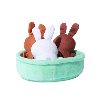 Chocolate Cheer Mini Bunny Plush Set – Bộ 3 Gấu Bông Thỏ Chocolate – Relatable