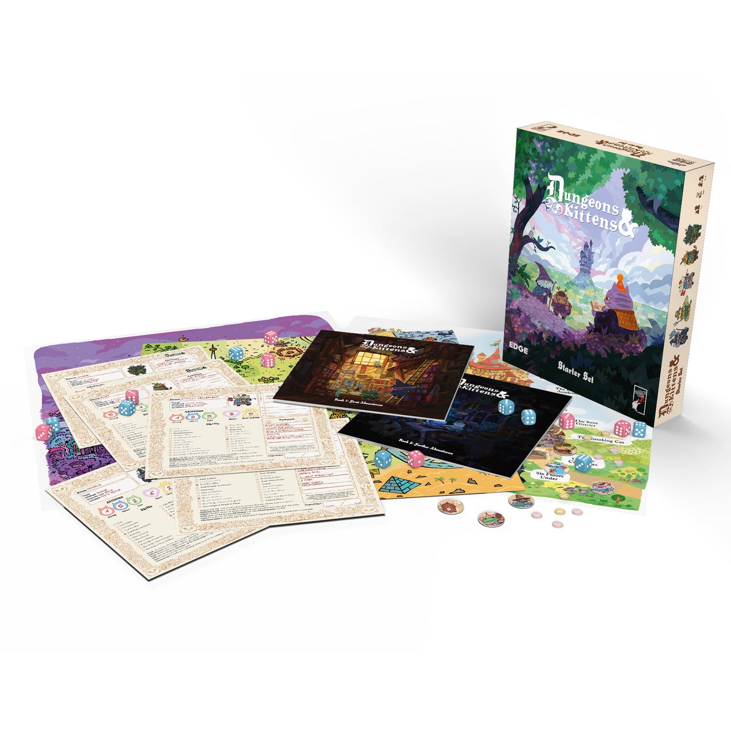 Dungeons and Kittens RPG Starter Set - Bộ Trò Chơi Nhập Vai - Edge Studio - Góc nhìn khác 3