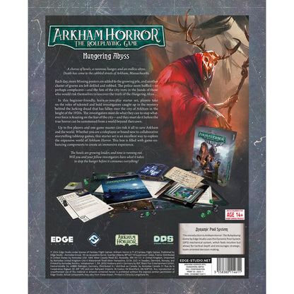 Arkham Horror RPG Starter Set - Hungering Abyss - Bộ Khởi Đầu Trò Chơi Nhập Vai - Edge Studio
