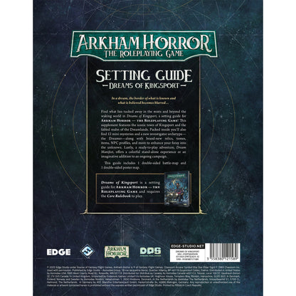 Arkham Horror RPG - Dreams of Kingsport - Sách mở rộng nhập vai - Edge Studio