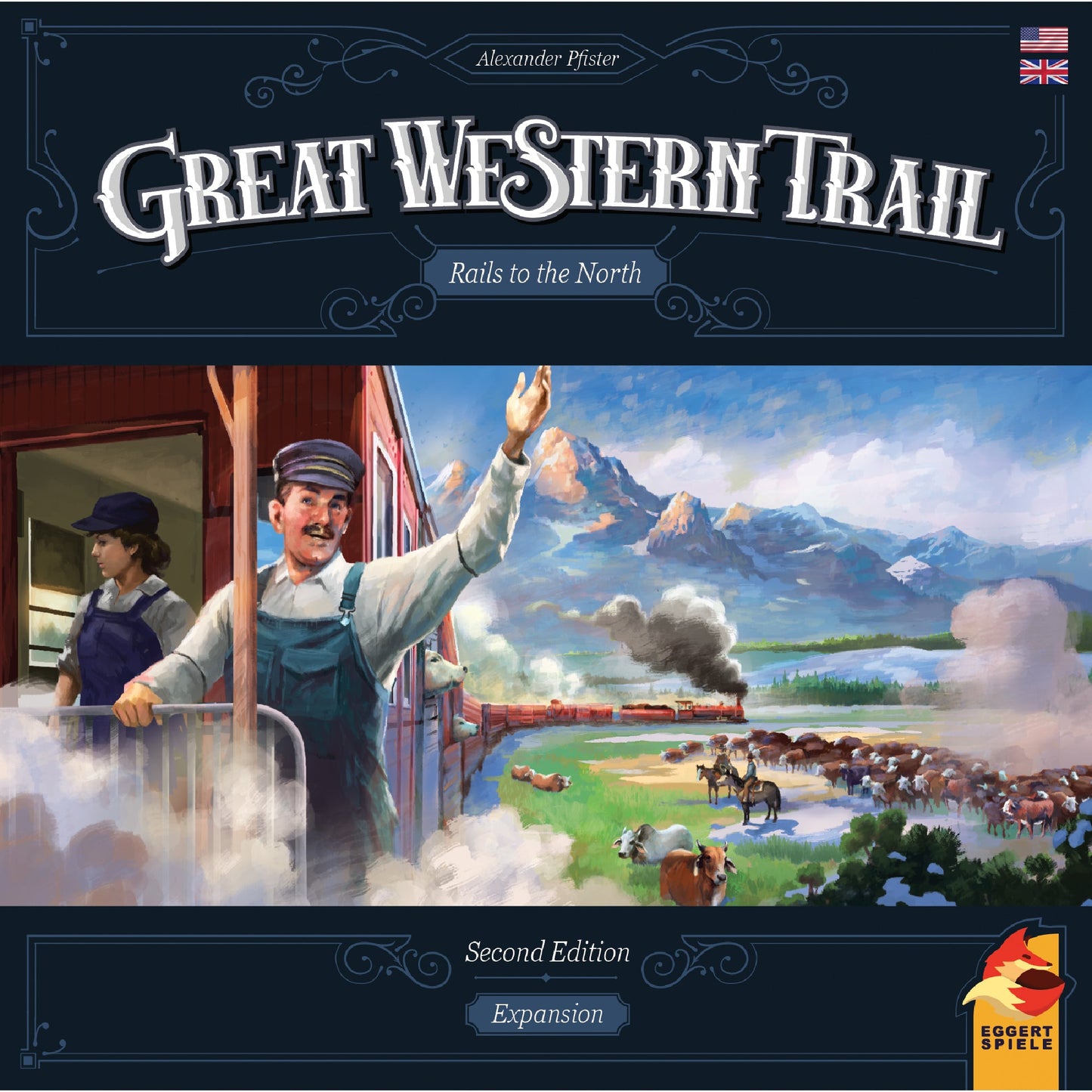 Great Western Trail: Rails to the North Expansion - Board Game Chiến Thuật Cao Bồi - Lookout Games