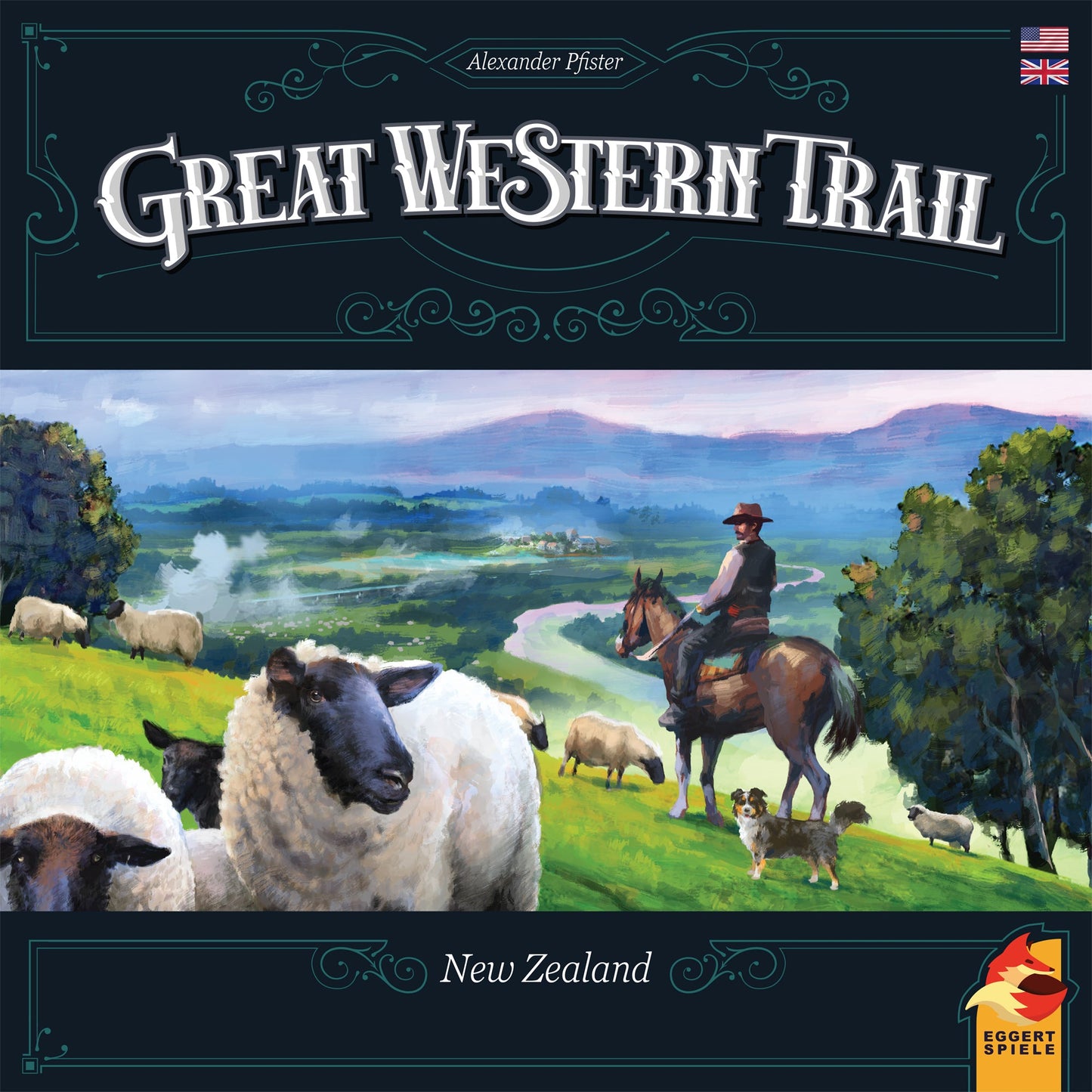 Great Western Trail: New Zealand - Trò chơi chiến thuật chăn cừu - Lookout Games