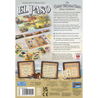 Great Western Trail - El Paso - Trò chơi Board Game Chiến Thuật - Lookout Games