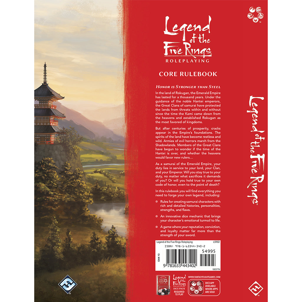 Legend of the Five Rings Core Rulebook - Sách Board Game Nhập Vai - Edge Studio - Góc nhìn khác 3