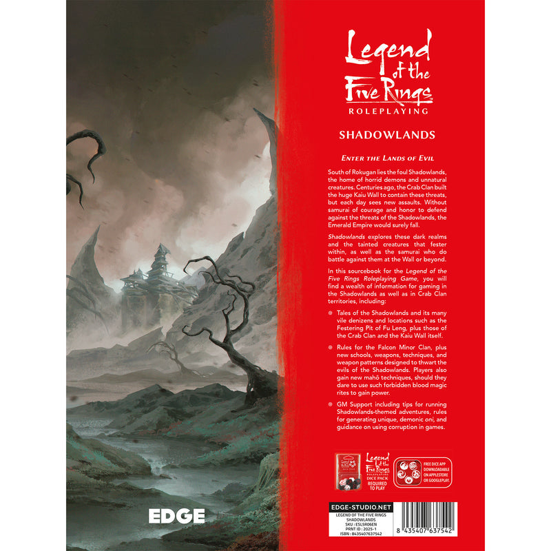 Legend of the Five Rings RPG: Shadowlands Sourcebook - Sách Board Game Nhập Vai - Edge Studio - Hình ảnh bổ sung 6