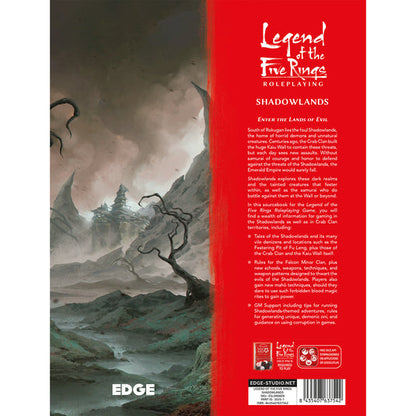 Legend of the Five Rings RPG: Shadowlands Sourcebook - Sách Board Game Nhập Vai - Edge Studio - Hình ảnh chi tiết 2