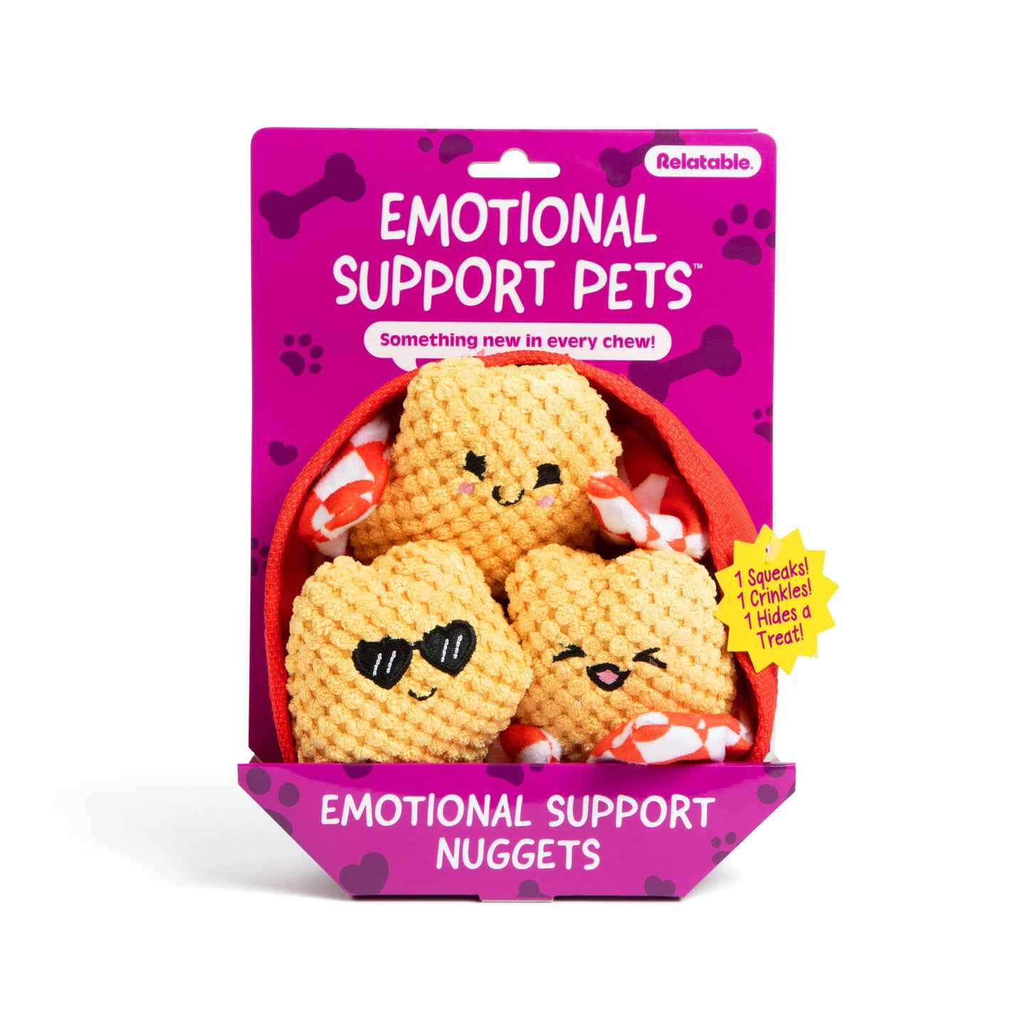 Emotional Support Pet Nuggets – Plush Dog Toy - Đồ chơi nhồi bông cho chó - Relatable - Hình ảnh sản phẩm