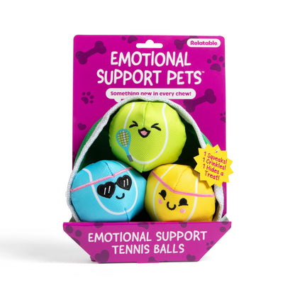Emotional Support Pet Tennis Ball - Đồ Chơi Banh Tennis Vải Nhung Cho Thú Cưng - Relatable - Hình ảnh sản phẩm
