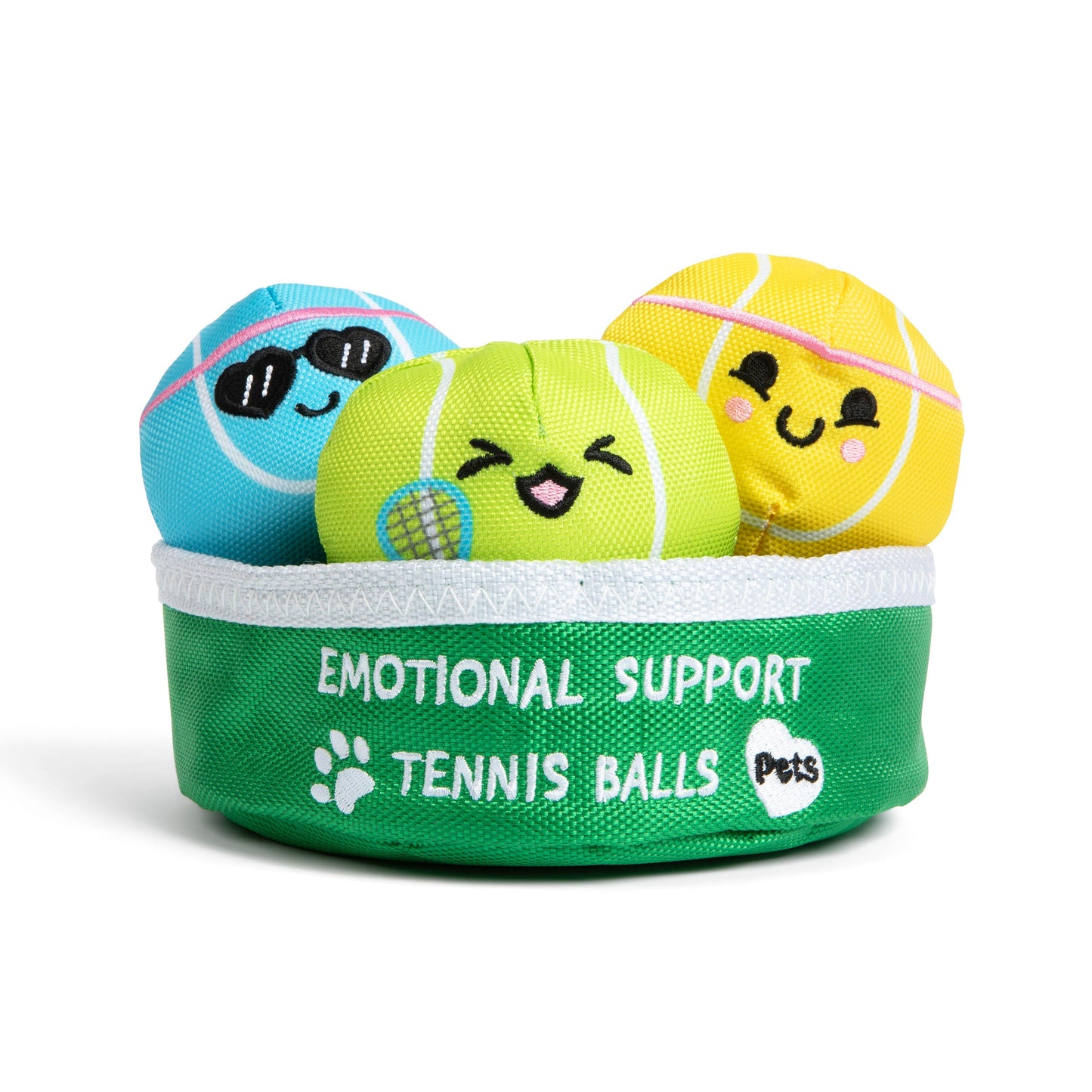 Emotional Support Pet Tennis Ball - Đồ Chơi Banh Tennis Vải Nhung Cho Thú Cưng - Relatable - Hình ảnh chi tiết 2