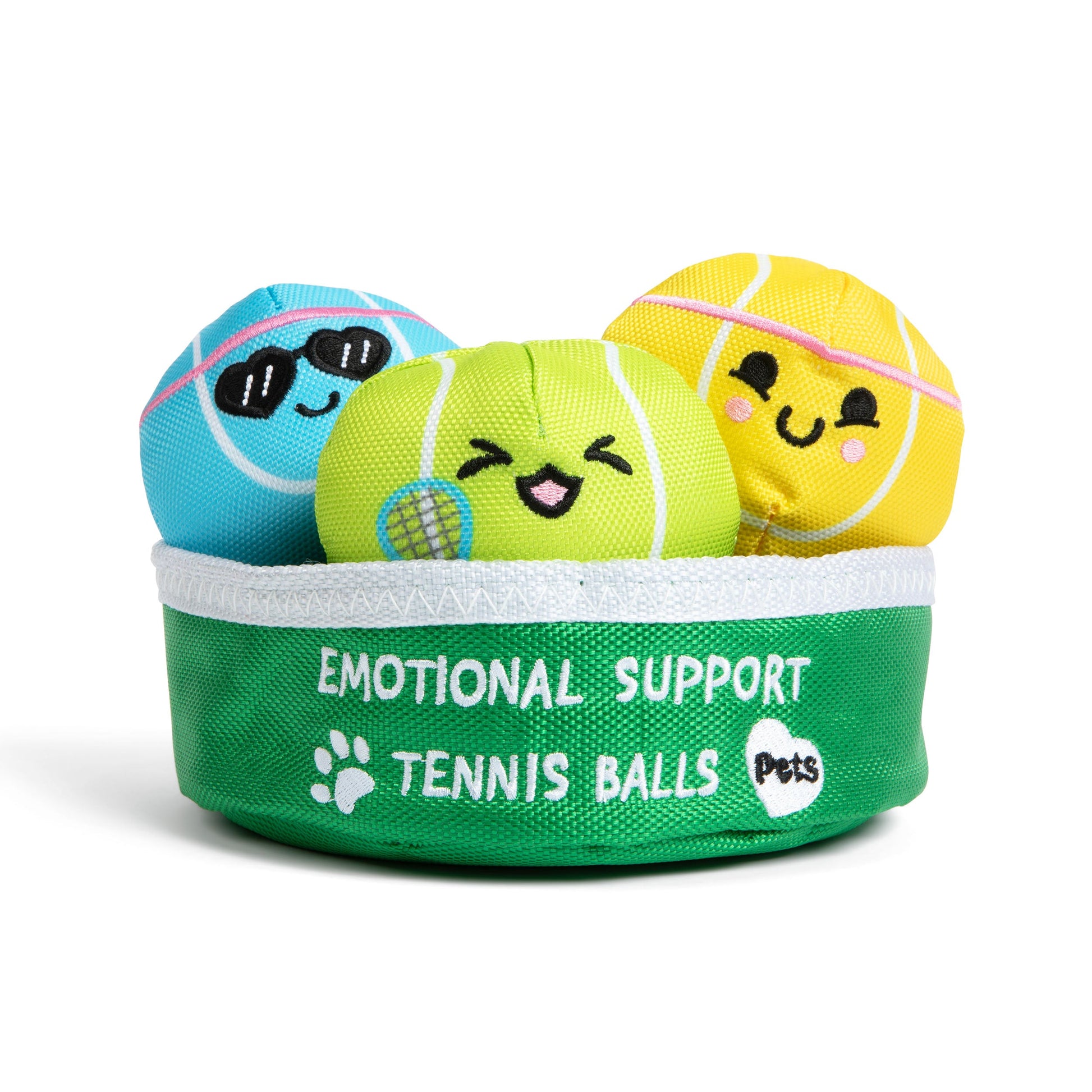 Emotional Support Pet Tennis Ball - Đồ Chơi Banh Tennis Vải Nhung Cho Thú Cưng - Relatable - Hình ảnh chi tiết 2