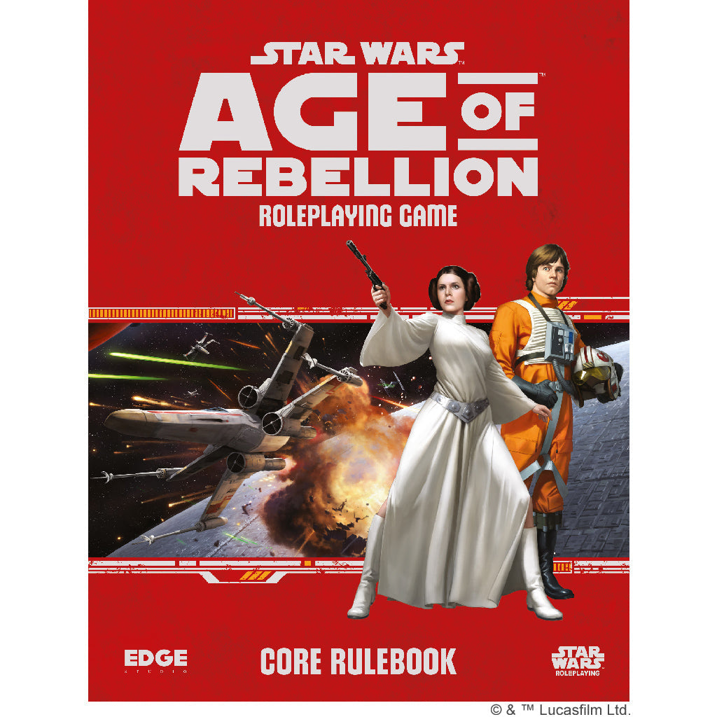 Star Wars - Age of Rebellion: Core Rulebook - Sách Board Game Nhập Vai - Edge Studio