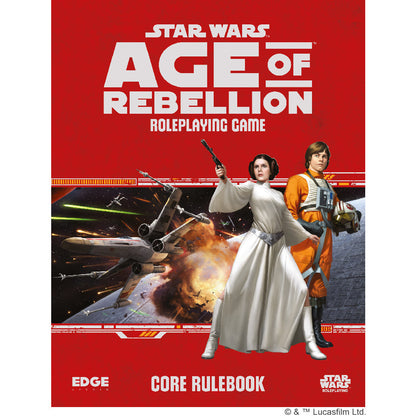 Star Wars - Age of Rebellion: Core Rulebook - Sách Board Game Nhập Vai - Edge Studio