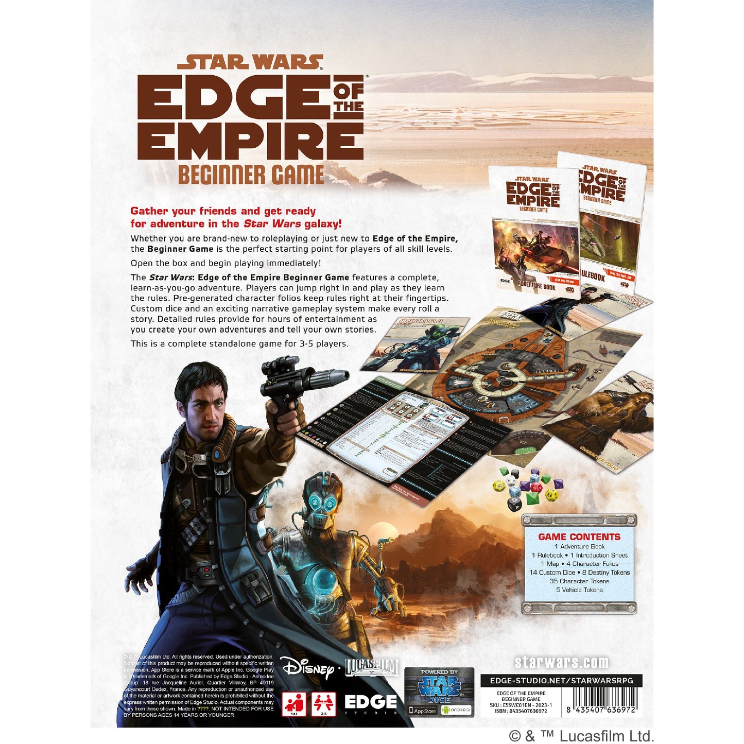 Star Wars Edge of the Empire: Beginner Game