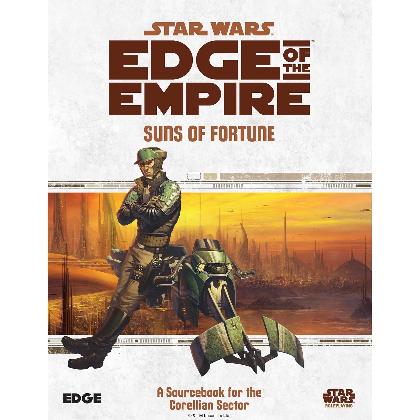 Star Wars Edge of the Empire - Suns of Fortune Sách Bối Cảnh Nhập Vai RPG Edge Studio