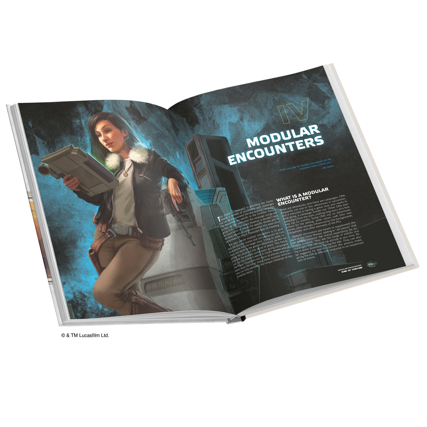 Star Wars Edge of the Empire - Suns of Fortune Sách Bối Cảnh Nhập Vai RPG Edge Studio