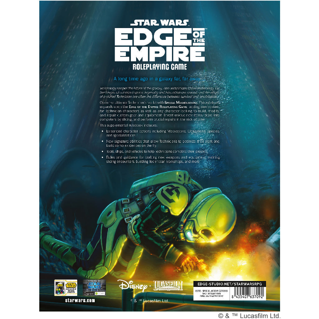 Star Wars - Edge of the Empire: Special Modifications - Sách Nhập Vai RPG - Edge Studio