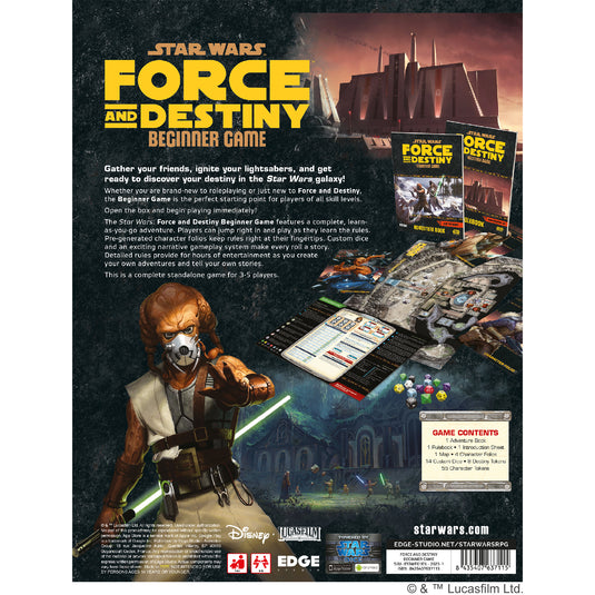 Star Wars Force and Destiny: Beginner Game - Bộ Khởi Đầu Nhập Vai
