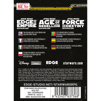 Star Wars Roleplaying Dice - Bộ Xúc Xắc Trò Chơi Nhập Vai - Edge Studio