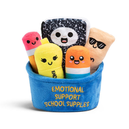Emotional Support School Supplies - Bộ Thú Bông Dụng Cụ Học Tập Đáng Yêu Relatable - Hình ảnh chi tiết 2