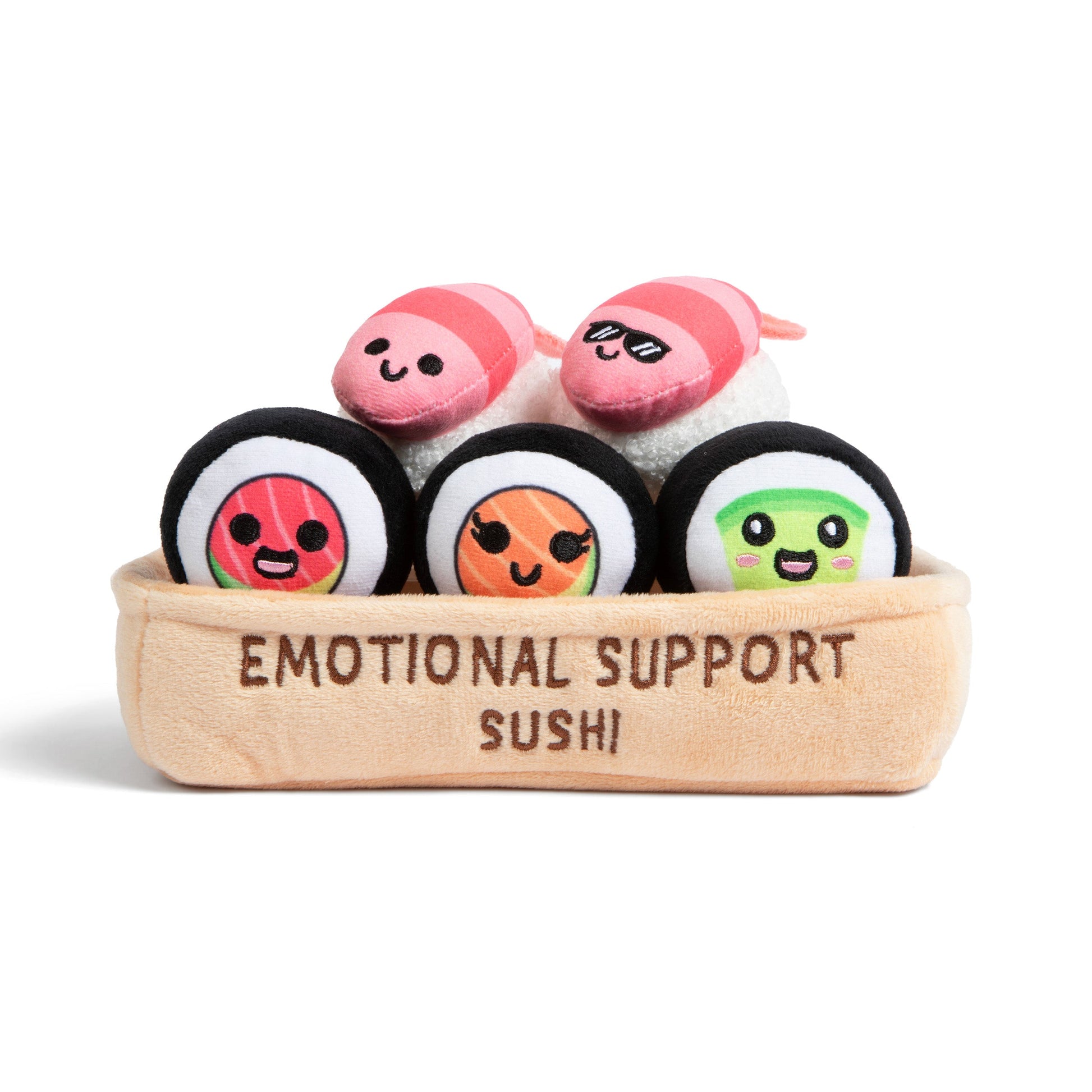 Emotional Support Sushi Plushies – Bộ Thú Bông Sushi Giảm Stress & Quà Tặng Đáng Yêu – Relatable - Hình ảnh sản phẩm