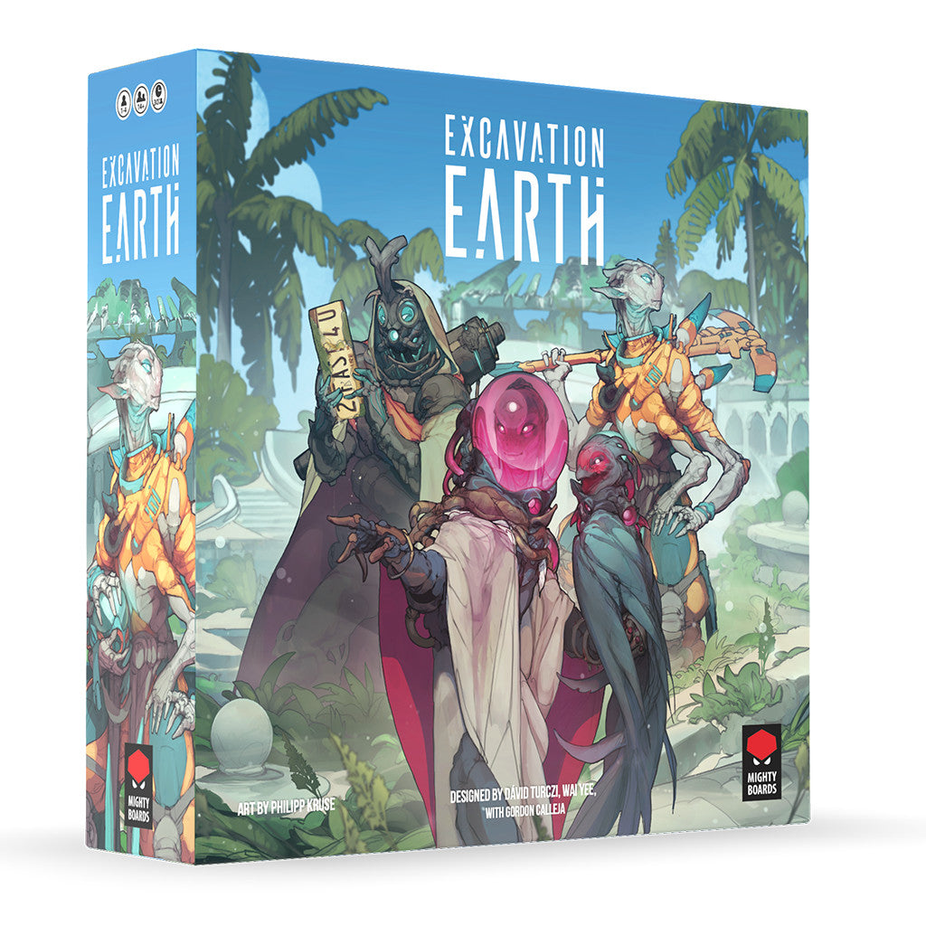 Excavation Earth Board Game - Board Game Chiến Thuật Khám Phá Trái Đất - Mighty Boards