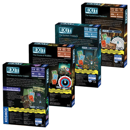 EXIT: The Game, Beginner Bundle (Set 4 Game) - Bộ 4 Trò Chơi Thoát Hiểm Cho Người Mới - Thames & Kosmos