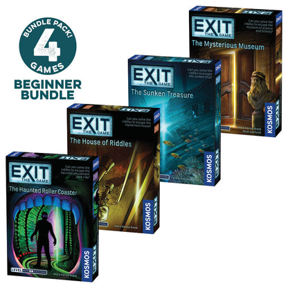 EXIT: The Game, Beginner Bundle (Set 4 Game) - Bộ 4 Trò Chơi Thoát Hiểm Cho Người Mới - Thames & Kosmos