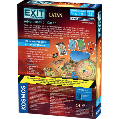 EXIT: The Game - Adventures on Catan - Board Game Giải Đố Thoát Hiểm - Thames & Kosmos Thames & Kosmos - ảnh 2 - Board games